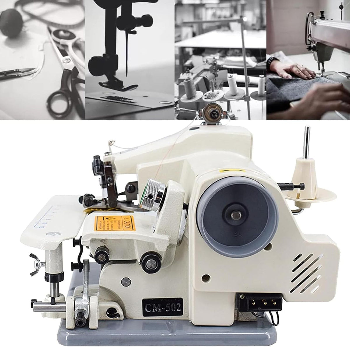 Blindstich, 8 mm, Schwarz, Saummaschine für professionelle Änderungen, 10 Nadeln, tragbare Näh- und Stickmaschine