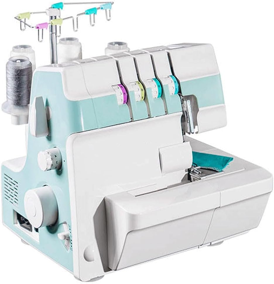Strapazierfähige Overlock-Nähmaschinen, Schwarz, Coverstitch Serger, Overlock-Nähmaschine mit 2-3-4 Stichfähigkeit