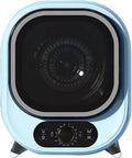 TRTDYFKH Wäschetrockner, 35 dB, 5 kg, Blau, Tragbarer Kondenswassertrockner 0-200 Minuten heiße