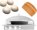 LHQYA Brotbackautomaten, 140 W, 200 W, 250 W, 10 Kg, Silber, Brotgärkasten Aus Edelstahl, Vollautomatische Brotgärmaschine