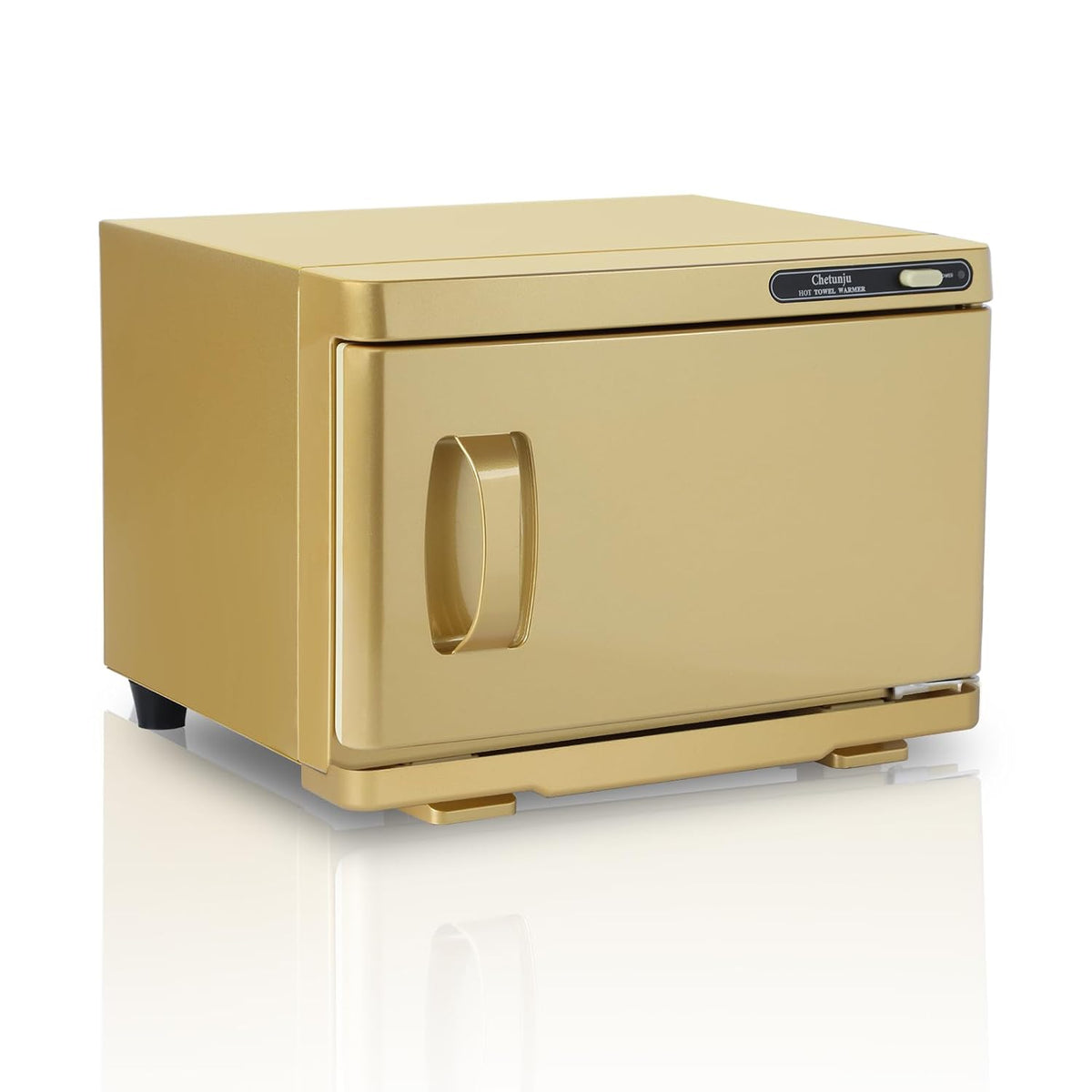 Chetunju Handtuchwärmer, 8 l, Gold, Handtuch-Dampfgarer für das Gesicht, professioneller Spa-, Schrank, Handtuchschrank für Gesichts-Caddy für Salon