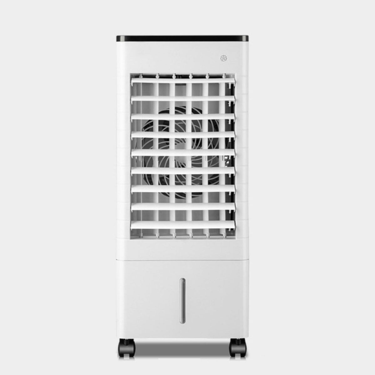 Mobiles Klimagerät, 9 L, Weiß, Tragbare Klimaanlage, fensterloser Verdunstungskühler mit Wassertank, 90° Schwingung