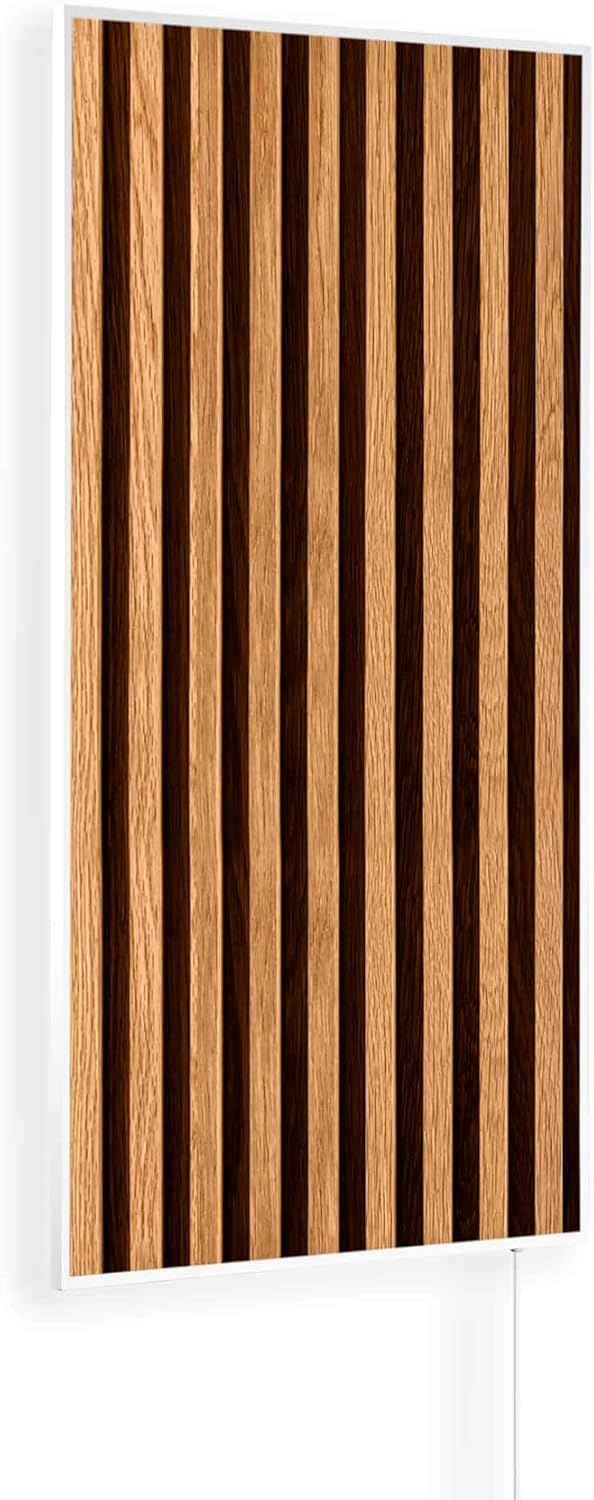 Könighaus Elektroheizkörper, 29 m, Schwarz, Bildheizung 1200 Watt - ultraflach - 18- ²