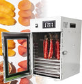 SHENGSHIYU Kaffeemaschine, 800 W, 15 kg, Silber, Gewerblicher Elektrischer Dörrautomat, Fleischtrockner Für Hausgebrauch
