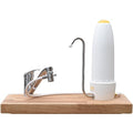 harmonei Wasserhahnfilter, Grau, Wasserfilter ® mit 4-fach Filtersystem, energetisiert, Tischmodell