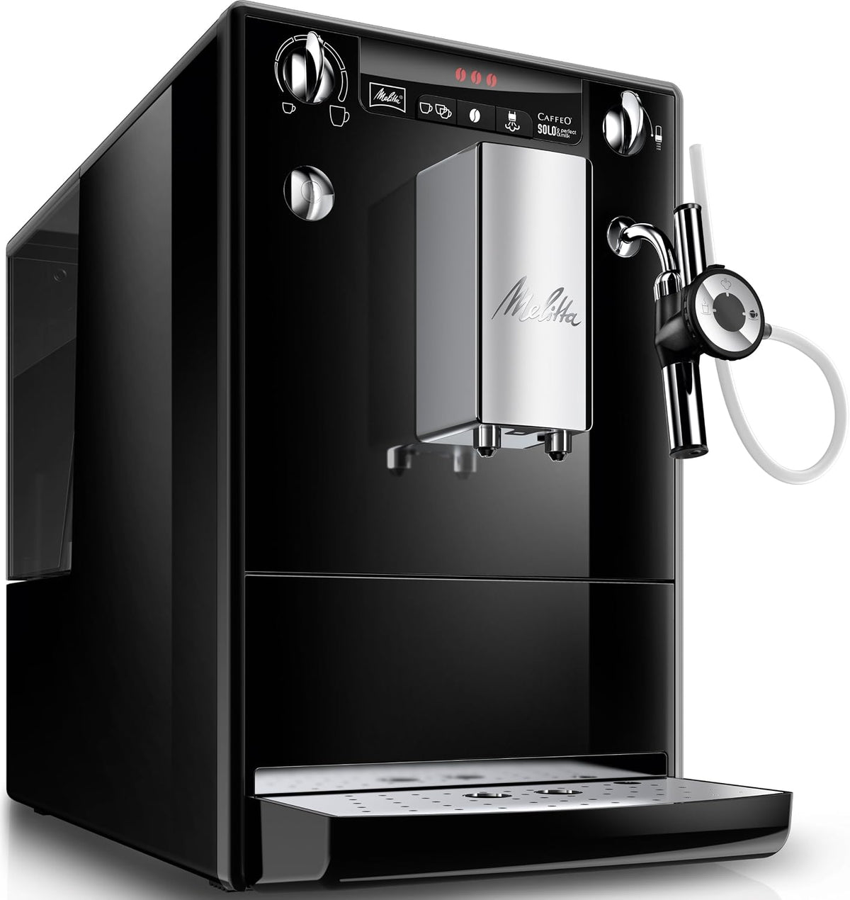 Melitta Kaffeevollautomat, Schwarz, Caffeo Solo & Perfect Milk - - mit Milchsystem