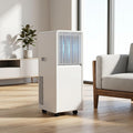 Mobiles Klimagerät, 350 m, Weiß, Tragbare Klimaanlage 12000 BTU, kühlt ² mit Luftentfeuchter, Smart Unit mit Sleep-Timer und Fernbedienung für Zuhause