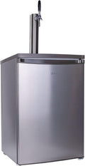 GASTROBEDARF WESTERBARKEY Kühlschrank, 30l, 2 kg, Silber, Zapfanlage Bierbar für max Fässer mit Schanksäule, Flachkeg usw