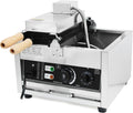 Shiyinge Waffeleisen, 1500 W, Silber, Edelstahl Elektrisch Waffelbissen Bubble Waffle Maker