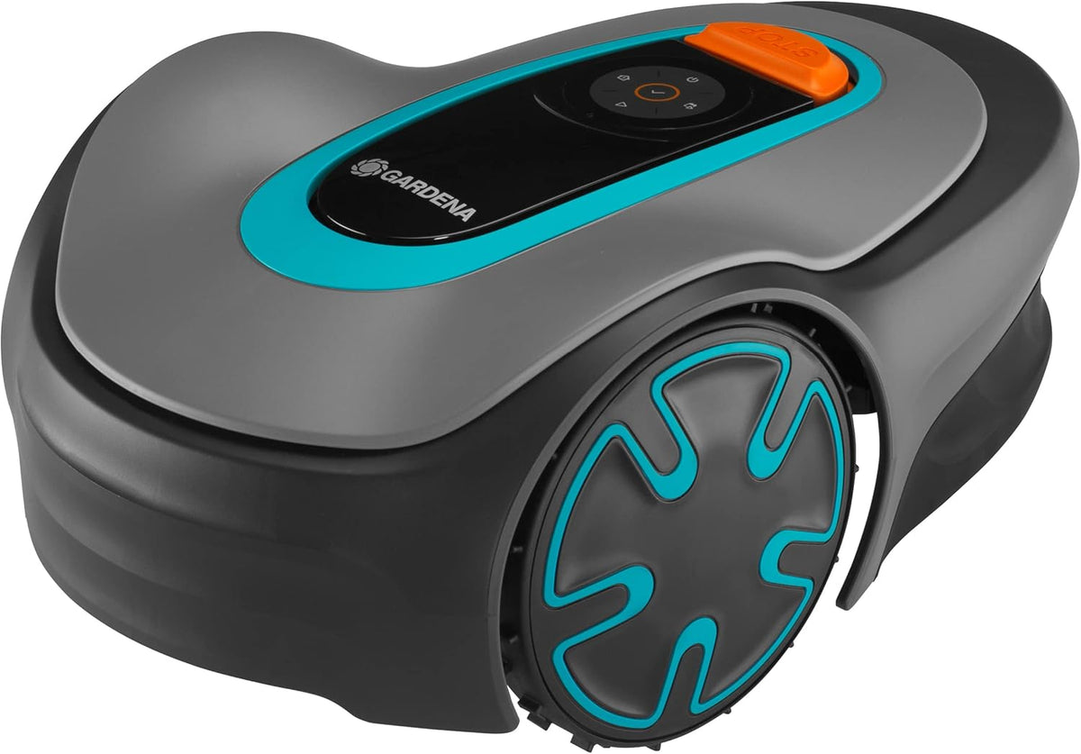 Gardena Mähroboter, 250 m, Schwarz, mit Bluetooth App programmierbar, DE-Version (15201-20)