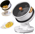 YXYLJOZ Eismaschine, 2000 W, 8 L, Grau, Automatische Kochmaschine, Auto Cooking Wok Gebratene R, 3-Gang-Topf-Körperanpassung