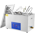VEVOR Labor-Reinigungsartikel, 600 W, 30 L, Silber, Ultraschallreinigungsgerät Ultraschallreiniger mit Heizung