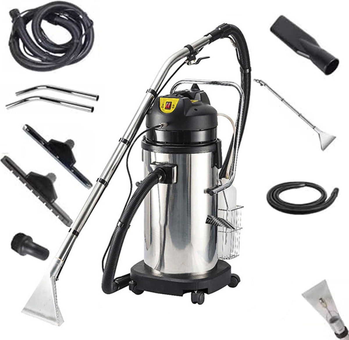 BEESOM Reinigungsmittel für Teppichbodenreiniger, 70–75 dB, 40 L, 60 L, Silber