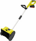 ravixia Schneefräse, 1200 W, 4.0 Ah, 32 cm, 16 cm, Grün, Akku mit Motor und Lithium Akku, Arbeitsbreite, Auswurfweite 8 m