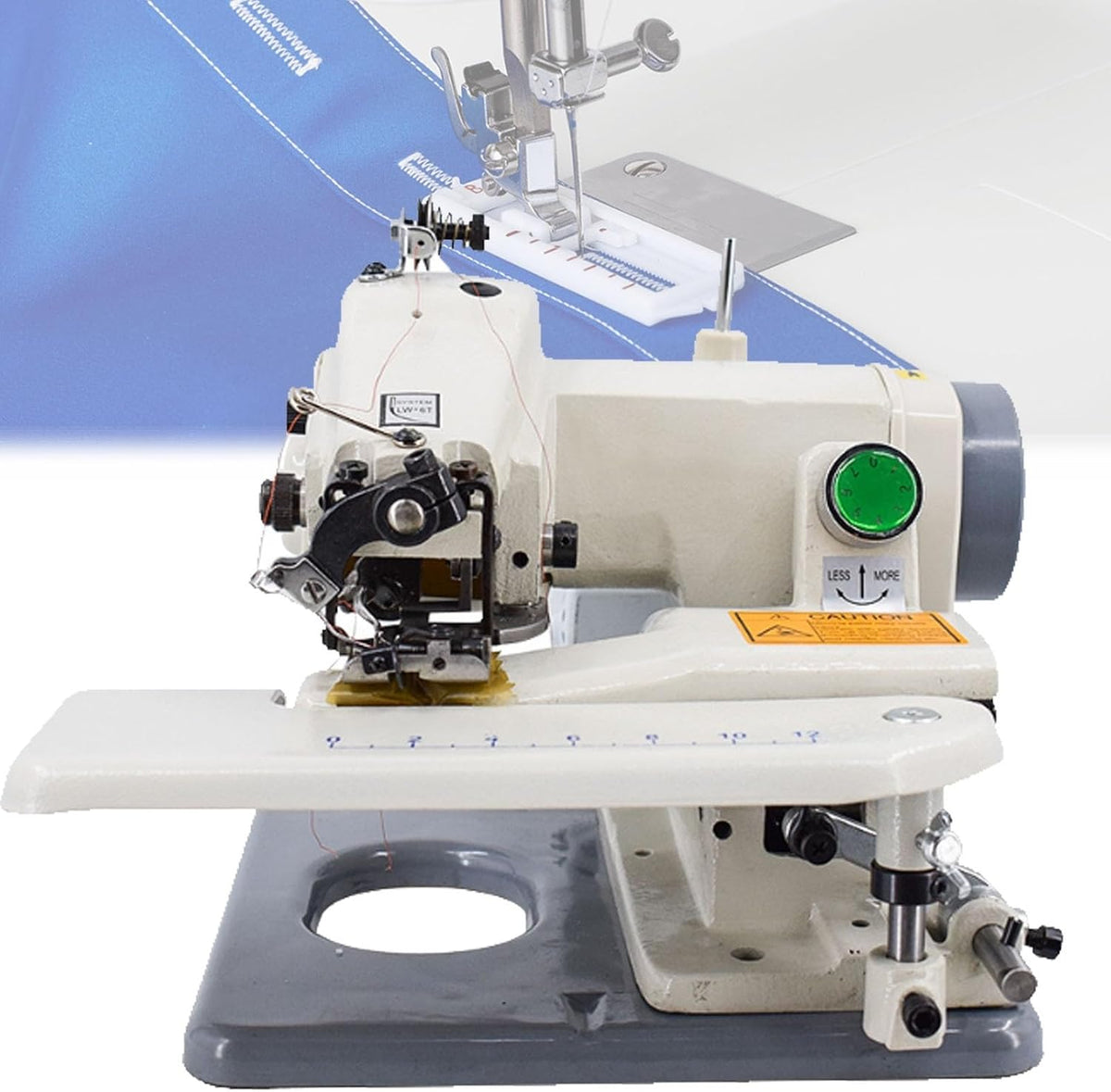 Säummaschine Blindstichmaschine, Schwarz, tragbare Näh- und Stickmaschine für Änderungen, inklusive Fußpedal, Max Speed 1200 RPM