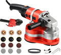 JIYINGHUI Staubsauger, 3800 W, Schwarz, Elektrische Betonschleifmaschine, Bodenpoliermaschine, 6 Geschwindigkeitsstufen