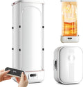 Dfdieratve Dampfglätter, Grau, Automatische Bügelmaschine, Tragbare Dampftrocknung Smart Machine für Kleidung Falten