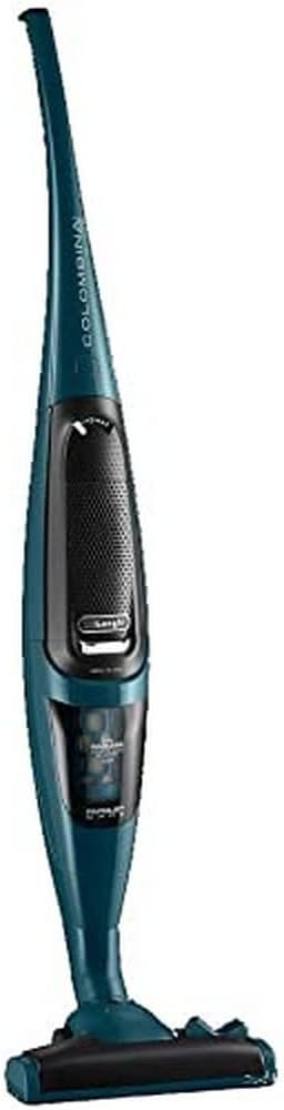 De'Longhi Stabstaubsauger, 450 W, Schwarz, De XL175.41 Elektrobesen ohne Beutel, Leistung, Farbe Hellblau