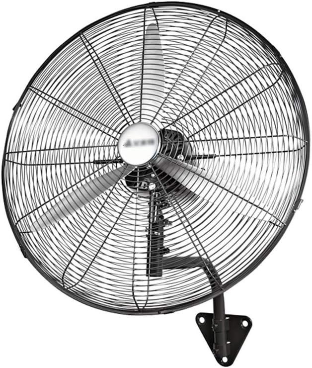 SaryEdge Wandventilatoren, 50 cm, Weiß, Industrieller Wandventilator, Metall, Wandmontage, Verstellbarer Hornventilator mit hoher Luftgeschwindigkeit