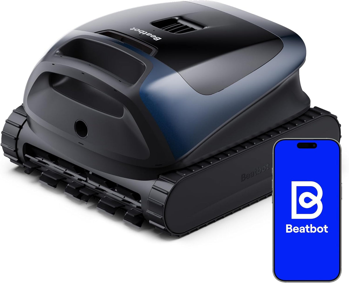 Beatbot Poolroboter, 5 L, Schwarz, Sora 30, 25700 LPH, 3-Zonen, Filterkorb, Tiefblau
