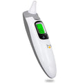 HealthSmart Fieberthermometer, Schwarz, Sprechendes Infrarot-Thermometer für Ohr und Stirn, keine Sondenabdeckungen erforderlich