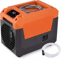 KOMFOTTEU Luftentfeuchter, 60 l, 65 m, ABS + Metall., Orange, Professioneller elektrischer, /Tag, mobiler, 24 Stunden Timer