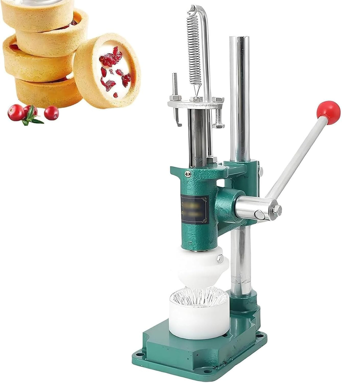 Eierkuchen Waffeleisen, Schwarz, Pressmaschine, kommerzielle Pudding-Tarte-Shell-Maker mit 10 Formen zum, Waffelkuchen