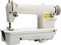 Strapazierfähige Einfache Nähmaschinen, Schwarz, Industrienähmaschine, gerader Stich für mehrlagige Stoffe