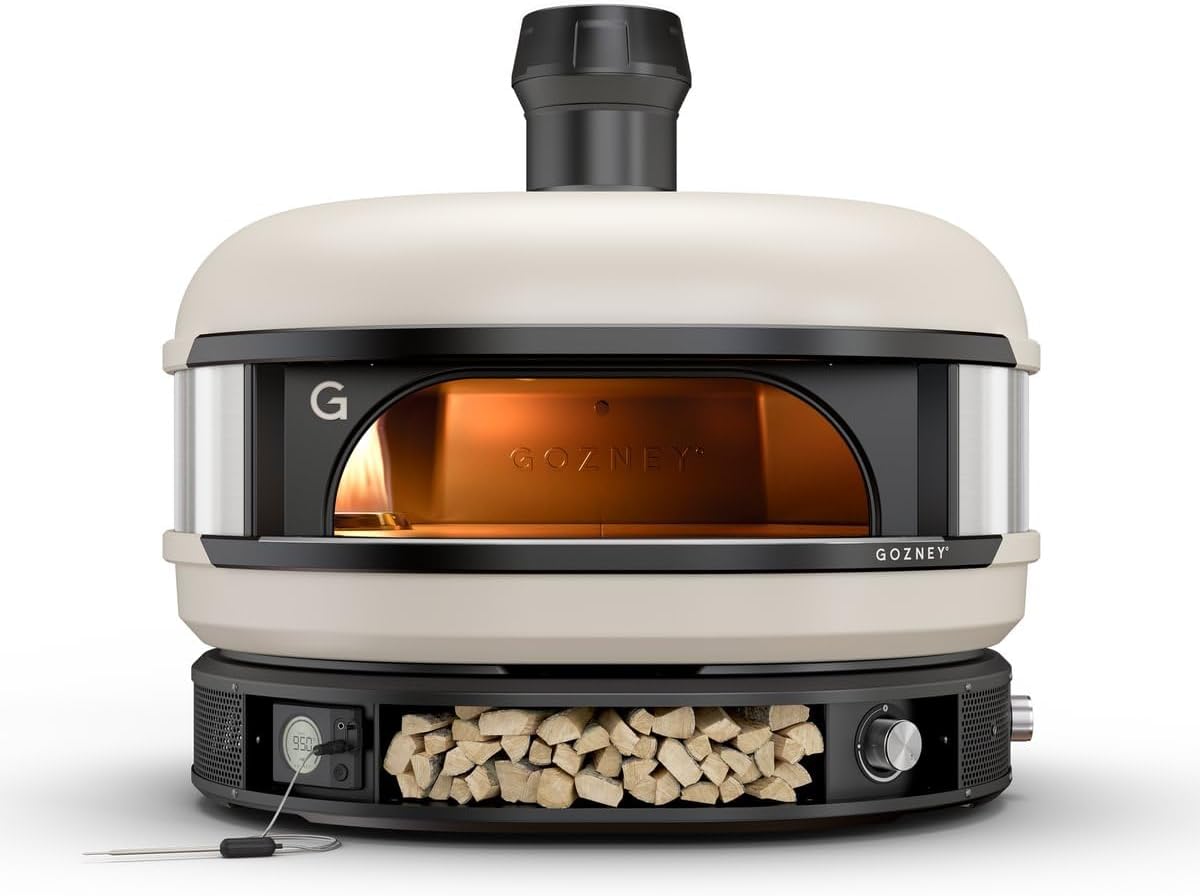 GOZNEY° Pizzaofen, Schwarz, Dome (Creme)