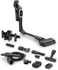 Bosch Staubsauger, 4 Ah, Grau, Akku- Unlimited 10 BTS1042GQC, kabellos, MicroClean Technology, TFT-Display, Staubkomprimierung