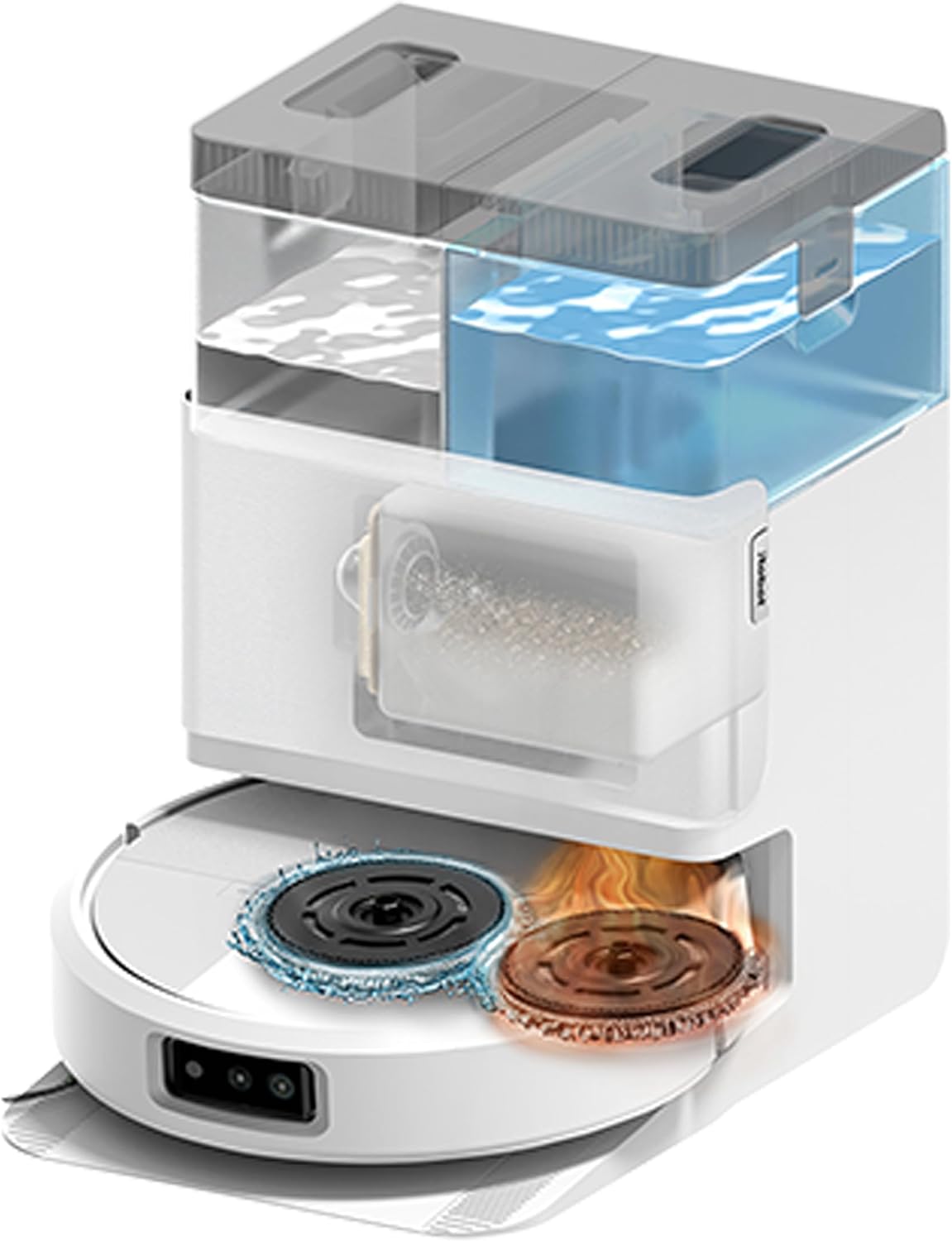 iRobot Saugroboter, Weiß, Roomba Plus 505 Combo Robot + AutoWash Dock