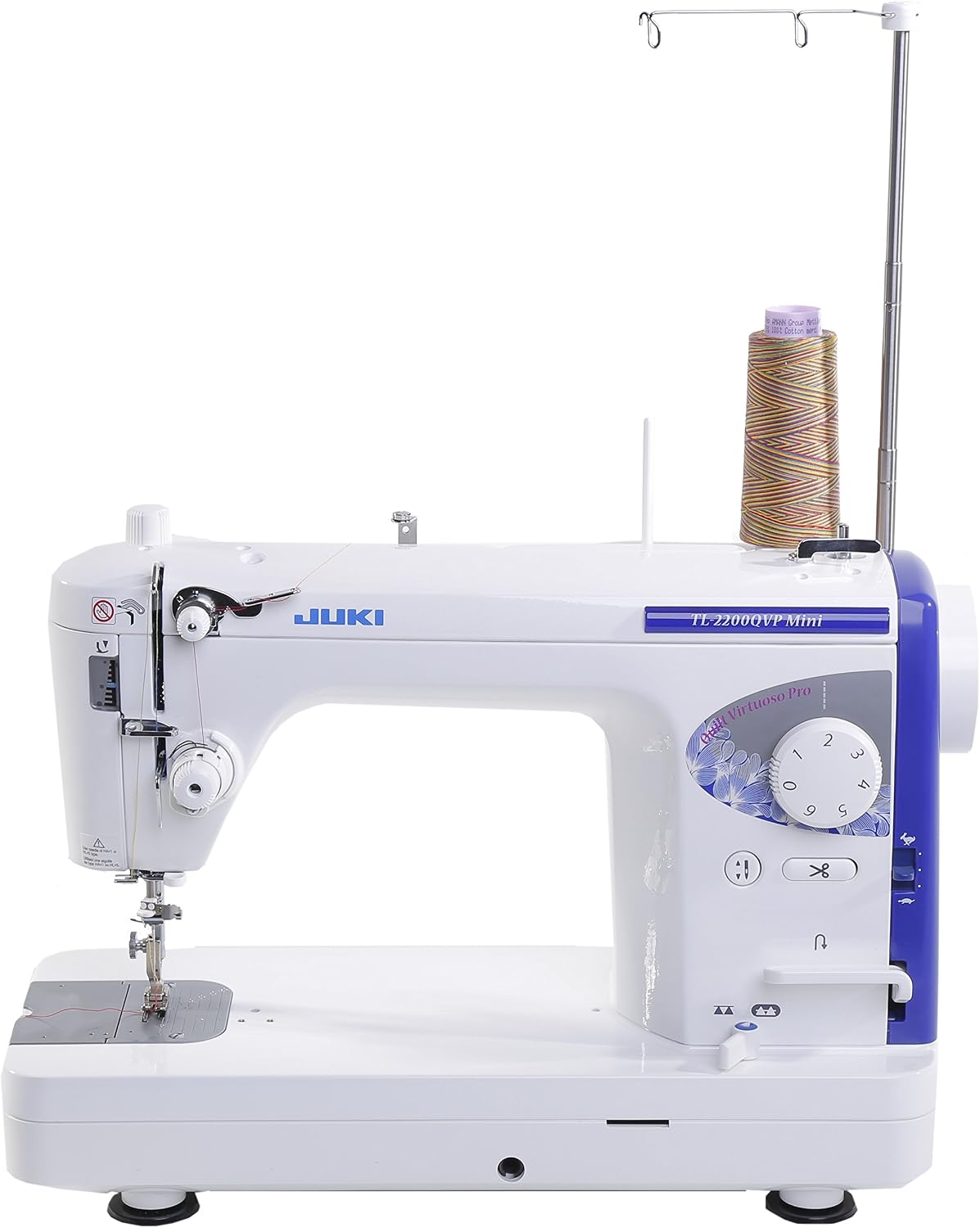 JUKI Overlock-Nähmaschinen, 45,2 x 21,9 x 35 cm, Weiß, TL-2200QVP Mini Nähmaschine, hohe Leistung, mit Fadenschneider