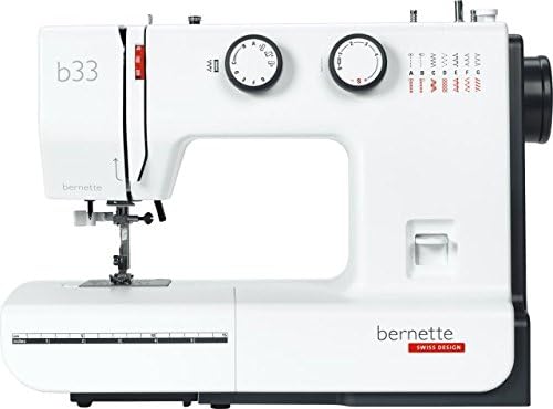 Bernette Overlock-Nähmaschinen, Schwarz, Die preisgünstige mechanische Nähmaschine für Anfänger, einfach bedienbar und kompakt