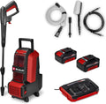 Einhell Hochdruckreiniger, 105 bar, 4,0 Ah, 270 L, 36 V, Schwarz, Akku- HYPRESSO 36/105 PXC (, 4 m Hochdruckschlauch