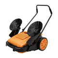 RainWeel Kehrer, 48 cm, 55 L, ABS, Nylon, Schwarz, Handkehrmaschine 41-Zoll Kehrmaschine Hauptbürste, Asphalt, Fliesen