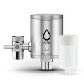 Alb Filter Filtrierung für unter & über der Spüle, Silber, DUO NANO Wasser Wasserhahn Edelstahl Natur + PROTECT