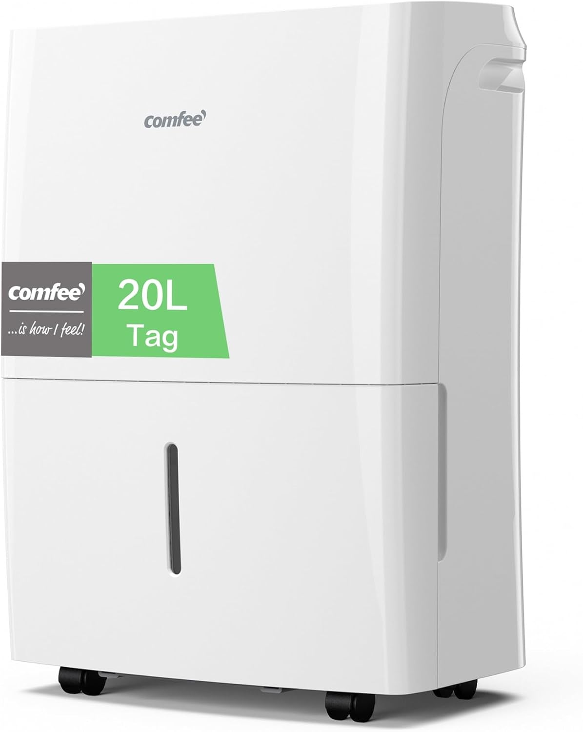 Comfee Luftentfeuchter, 100m, 20 L, 40m, Weiß, MDDF-20DEN7, /24h, Raumgröße ca. ³( ²), APP-fähig WLAN-Steuerung