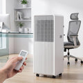 GIOFEOIK Mobiles Klimagerät, Weiß, Tragbare Klimaanlage 12000 BTU, Oszillation 120°, Fernbedienung, 24-Stunden-Timer