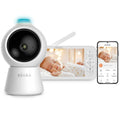 Béaba Kamera, Weiß, Zen Smart AI, Babyphone Video 3 In 1, 360° Full QHD 4MP, HD 720p Display, Mobile App, KI Drehungserkennung