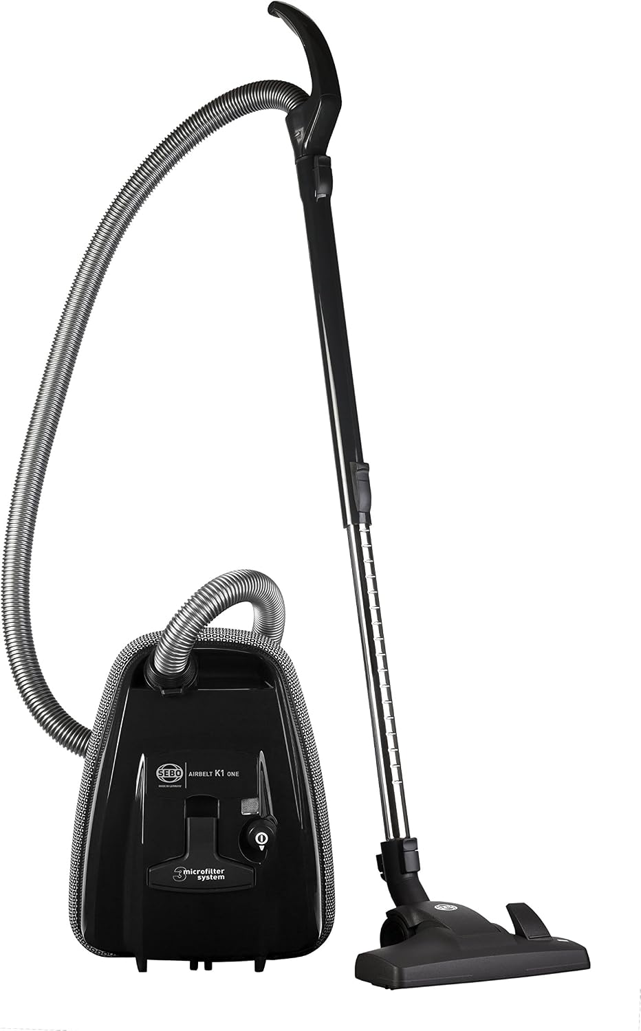 SEBO Staubsauger, Schwarz, 890 Watt Motor und Kombibodendüse