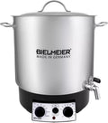 Bielmeier Einkochautomaten, 1800 W, 29 L, Silber, Einkochautomat Edelstahl 18/10, Einkochtopf elektrisch