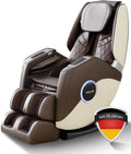 WELCON Relaxsessel, Beige/Braun, EASYRELAXX Plus 4D Massagesessel elektrisch Beige-Braun, Sessel elektrisch mit Shiatsu Massage