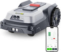 RoboUP Mähroboter, Schwarz, T1200Pro Ohne Begrenzungskabel, Bis 1500㎡, RTK Gesteuerter Rasen mit KI-Kamera, Smarte Kartierung u. Routenplanung