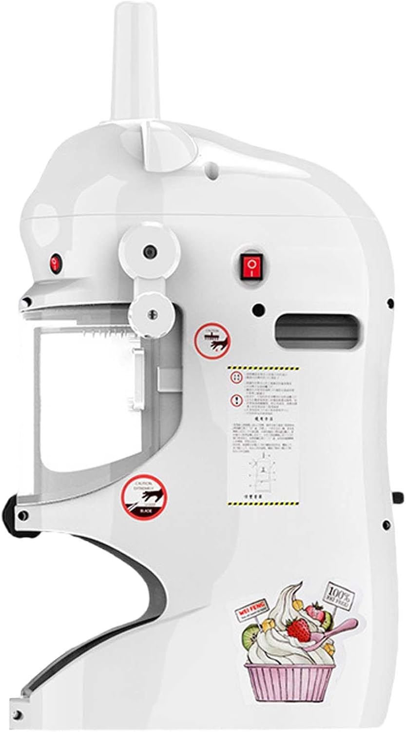 HCAUYNN Eiswürfelmaschine, 32 × 41 × 90 cm, 2,4 kg, 350 W, Edelstahl, Weiß, Automatische Gewerbliche, Milchshake-Smoothie-Maschine