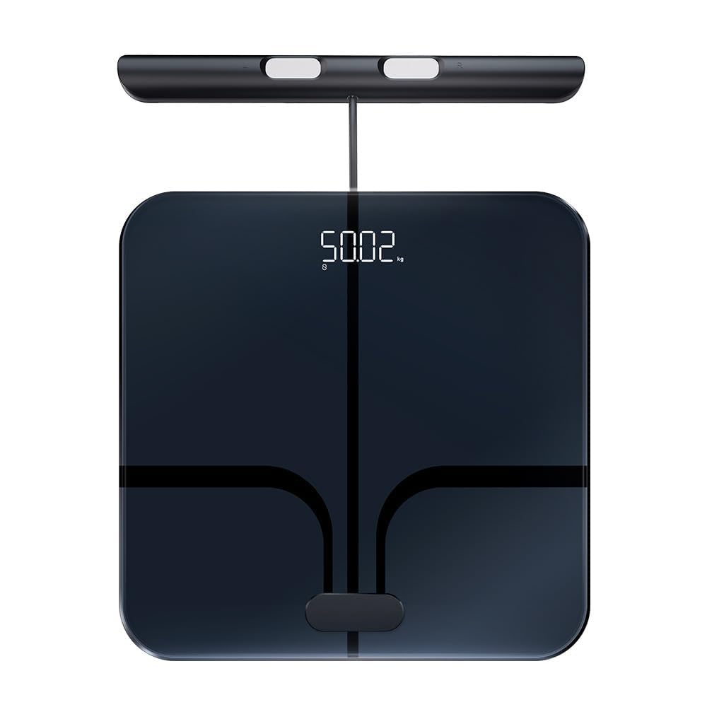 DaoWhisper Körperanalysewaagen, Schwarz, health the body pod smart scale Körperzusammensetzungswaage, Intelligente APP-Fitnesswaage