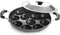 Aakrati Takoyaki Maker, 23 cm, Schwarz, Zest Antihaftbeschichtung Appam Patra Maker Paniyaram, Größe