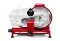 HENDI Allesschneider, 250 mm, 373 mm, 12 mm, 240 V, Silber/Rot, Aufschnittmaschine, Profi Line 250, Messerdurchmesser