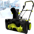 QuinteZhenTially Schneefräse, 3500 W, Schwarz, mit Dual-Led-Scheinwerfern 6Batteries