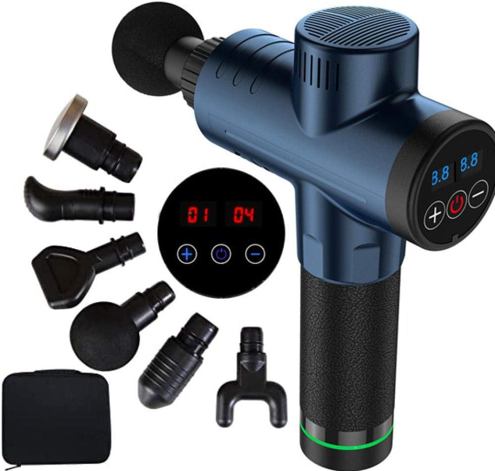 EXENXA Massagegeräte, 16,8 V, 2 V, Schwarz, Muskelpistole zur Linderung von Muskelverspannungen, Faszienpistole Fitness elektrische