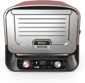Ninja Outdoor-Grill, Schwarz, Woodfire Outdoor-Ofen, 8-in-1-Pizza- Ofen, BBQ-Smoker mit Bratrost